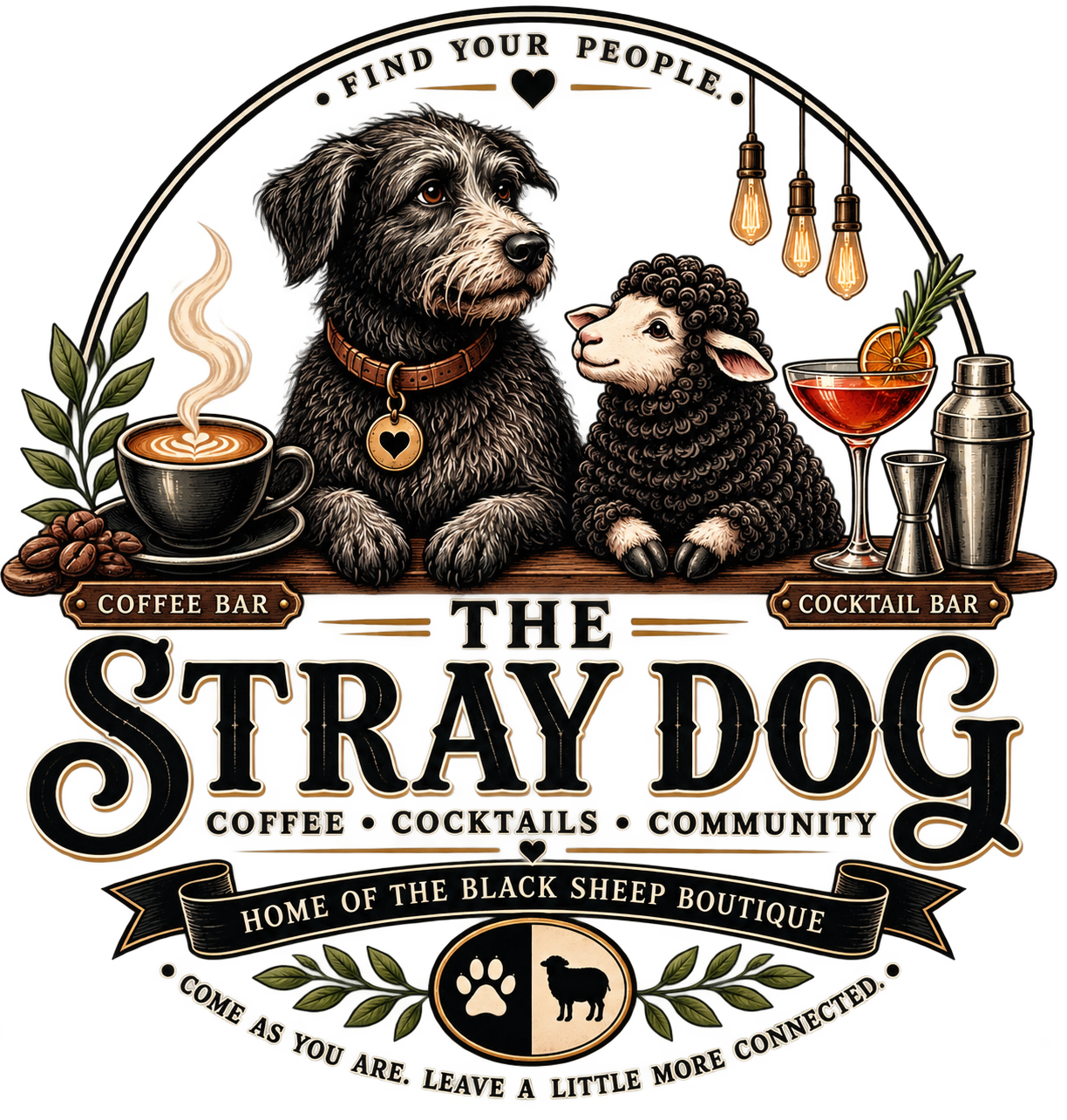 The Stray Dog — Coffee, Cocktails, Community